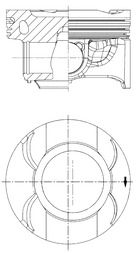 KOLBENSCHMIDT 41790600 — Поршень