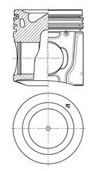 KOLBENSCHMIDT 41806600 — Piston motor