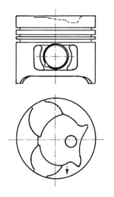 KOLBENSCHMIDT 91372600 — Поршень