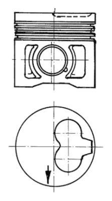 KOLBENSCHMIDT 91386600 — Piston motor
