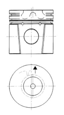 KOLBENSCHMIDT 92253600 — Piston motor