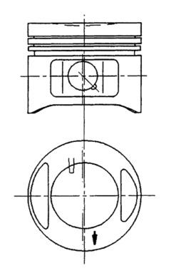 KOLBENSCHMIDT 94910700 — Поршень