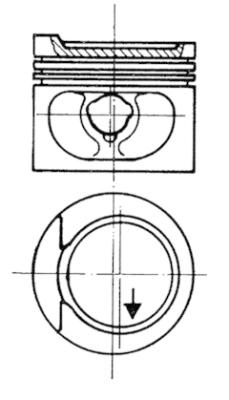 KOLBENSCHMIDT 93872600 — Piston motor