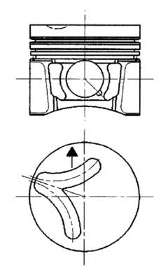 KOLBENSCHMIDT 94347610 — Piston motor