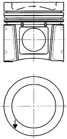 KOLBENSCHMIDT 40031600 — Piston motor