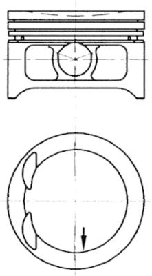 KOLBENSCHMIDT 97363600 — Piston motor
