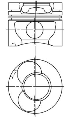 KOLBENSCHMIDT 94823700 — Piston motor