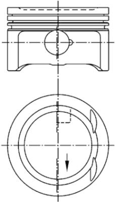KOLBENSCHMIDT 94953600 — Поршень