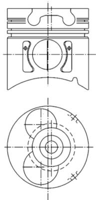 KOLBENSCHMIDT 99403600 — Поршень