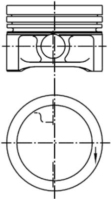 KOLBENSCHMIDT 99927600 — Piston motor