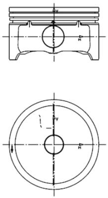 KOLBENSCHMIDT 99457600 — Piston motor
