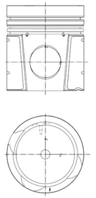 KOLBENSCHMIDT 40550600 — Piston motor