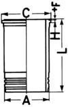 KOLBENSCHMIDT 89409110 — Гильза цилиндра