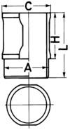 KOLBENSCHMIDT 88592110 — Cămașă cilindru