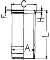 KOLBENSCHMIDT 89868110 — Гильза цилиндра