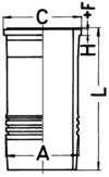 KOLBENSCHMIDT 89926110 — Гильза цилиндра