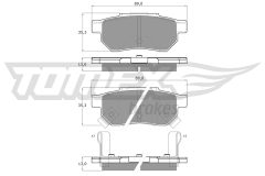 TOMEX Brakes TX 15-32 — Колодки тормозные дисковые