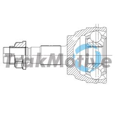 TrakMotive 40-1042 — Комплект ШРУСа с пыльником