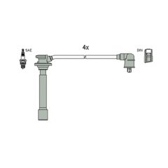 HITACHI 134114 — Комплект высоковольтных проводов