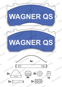 WAGNER 2911504950 — Колодки тормозные дисковые
