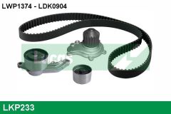 LUCAS LKP233 — Kit distribuție cu pompă de apă