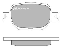 MOTAQUIP LVXL1011 — Plăcuțe de frână disc