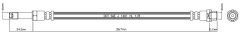 MOTAQUIP VBH1055 — Тормозной шланг