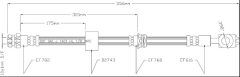 MOTAQUIP VBJ421 — Тормозной шланг