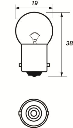 MOTAQUIP VBU245 — Лампочка поворотника