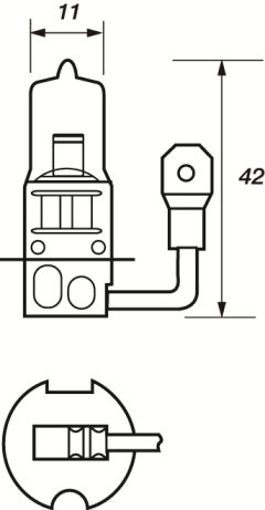 MOTAQUIP VBU453 — Лампочка дальнего света