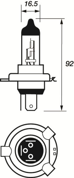 MOTAQUIP VBU472 — Bec fază lungă