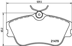 HELLA PAGID 8DB 355 018-071 — Колодки тормозные дисковые