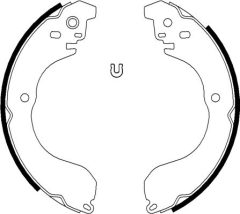 HELLA PAGID 8DB 355 038-241 — Колодки тормозные