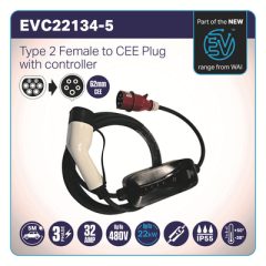 WAI EVC22134-5 — Cablu încărcare mașină electrică
