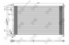 ABAKUS 018-016-0029 — Radiator aer condiționat