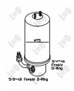 ABAKUS 053-021-0005 — Filtru deshidrator aer condiționat