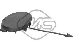 Metalcaucho 91128 — Protecție bară spate, cârlig de remorcare