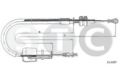 STC T482603 — Cablu de accelerație