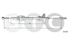 STC T483919 — Трос сцепления