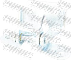 FEBEST 2299-HDK5RRU — Петля двери