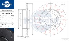 ROTINGER RT 1475-GL T9 — Тормозной диск