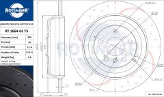 ROTINGER RT 1664-GL T5 — Disc de frână