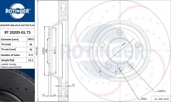 ROTINGER RT 20205-GL T5 — Тормозной диск