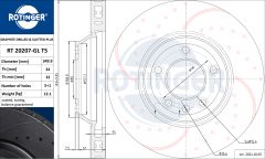 ROTINGER RT 20207-GL T5 — Тормозной диск