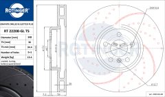 ROTINGER RT 22208-GL T5 — Тормозной диск