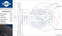 ROTINGER RT 2331-GL T5 — Тормозной диск