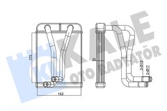 KALE OTO RADYATÖR 346575 — Radiator încălzire habitaclu