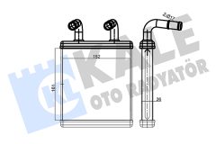 KALE OTO RADYATÖR 346580 — Радиатор печки