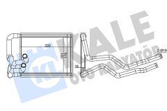 KALE OTO RADYATÖR 347335 — Радиатор печки