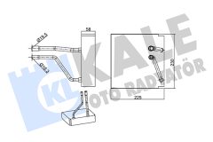 KALE OTO RADYATÖR 349995 — Evaporator aer condiționat